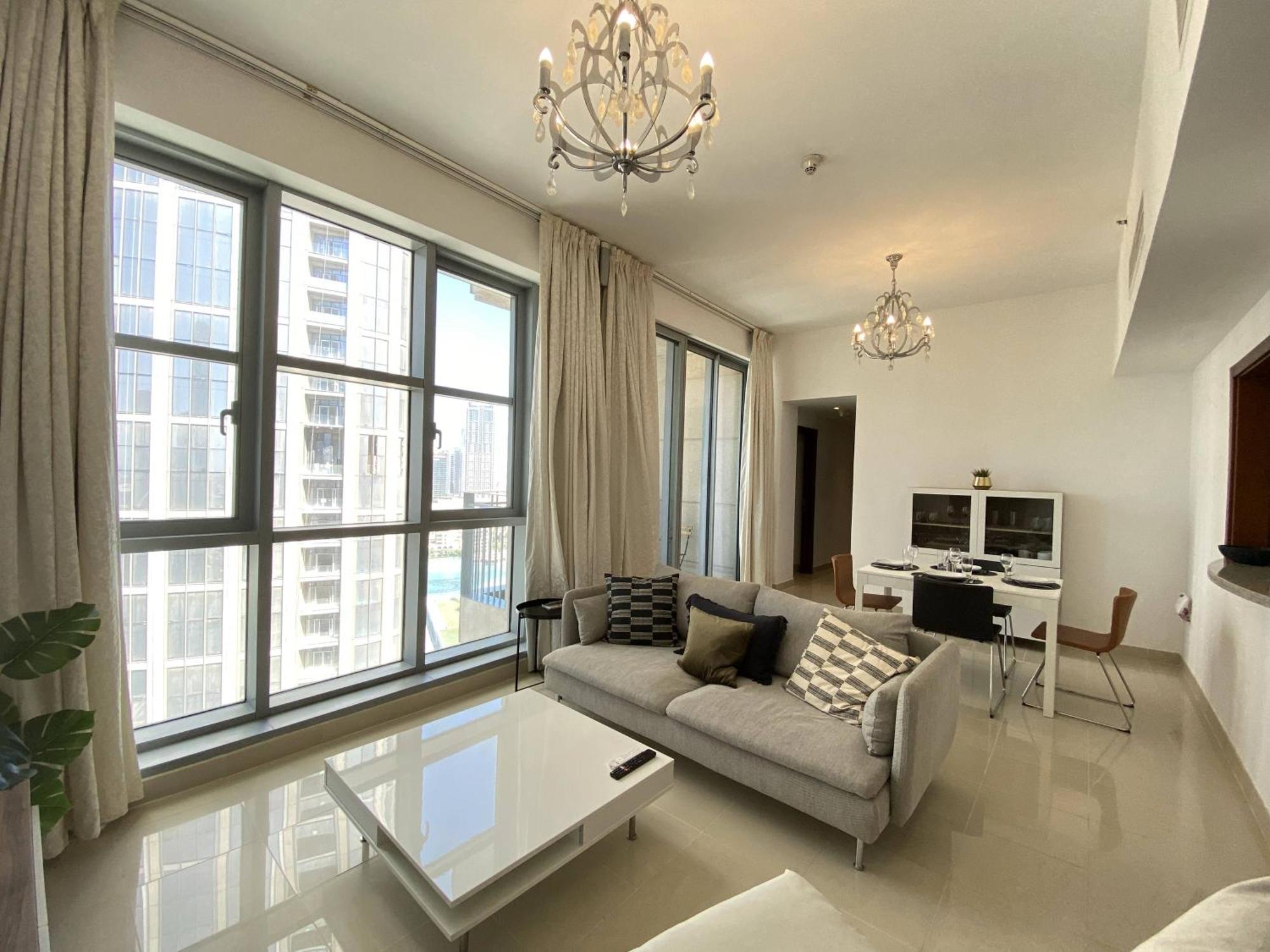 Lux Bnb Standpoint Tower Burj & Fountain Views Dubái Exterior foto